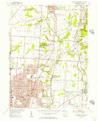 Northeast Columbus 1954 topographic map thumbnail