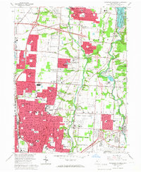 Northeast Columbus 1964 topographic map thumbnail