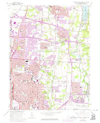 Northeast Columbus 1964 topographic map thumbnail