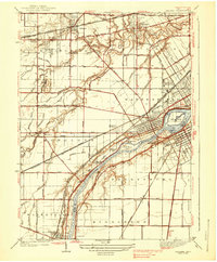 Maumee 1938 topographic map thumbnail