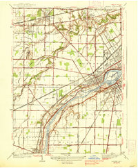Maumee 1938 topographic map thumbnail
