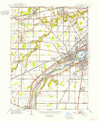 Maumee 1951 topographic map thumbnail