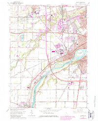 Maumee 1964 topographic map thumbnail