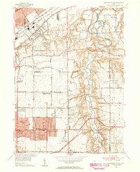 Mayfield Heights 1953 topographic map thumbnail