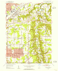 Mayfield Heights 1953 topographic map thumbnail