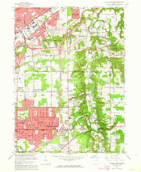Mayfield Heights 1963 topographic map thumbnail