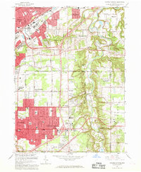 Mayfield Heights 1963 topographic map thumbnail