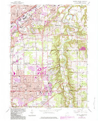 Mayfield Heights 1963 topographic map thumbnail