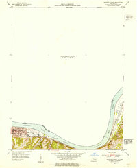 Maysville East 1952 topographic map thumbnail