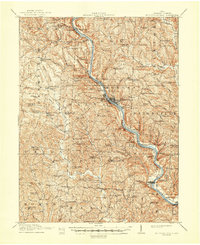 Mc Connelsville 1910 topographic map thumbnail