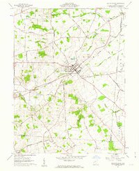 Mechanicsburg 1961 topographic map thumbnail