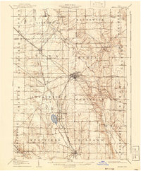 Medina 1906 topographic map thumbnail