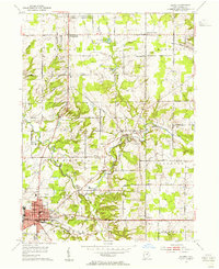 Medina 1953 topographic map thumbnail
