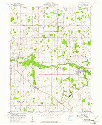 Mendon 1960 topographic map thumbnail