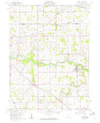 Mendon 1960 topographic map thumbnail