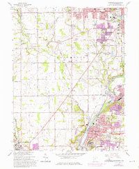 Miamisburg 1965 topographic map thumbnail