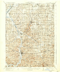 Millersburg 1915 topographic map thumbnail