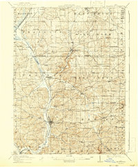 Millersburg 1915 topographic map thumbnail