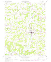 Millersburg 1961 topographic map thumbnail