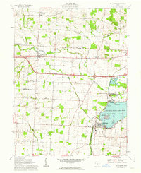 Millersport 1961 topographic map thumbnail