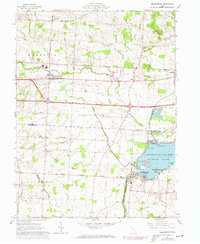 Millersport 1961 topographic map thumbnail