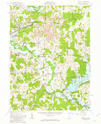 Mineral City 1961 topographic map thumbnail
