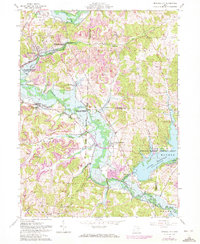 Mineral City 1961 topographic map thumbnail
