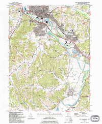 New Philadephia 1993 topographic map thumbnail
