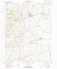 North Lewisburg 1961 topographic map thumbnail