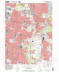 Northeast Columbus 1995 topographic map thumbnail