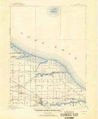 Oak Harbor 1900 topographic map preview