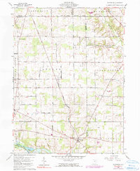 Olivesburg 1960 topographic map thumbnail