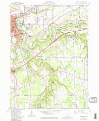 Painesville 1960 topographic map thumbnail