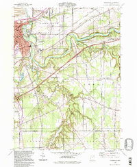 Painesville 1994 topographic map thumbnail