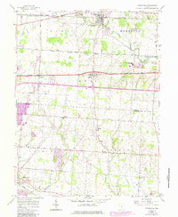 Pataskala 1958 topographic map preview