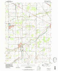 Pemberville 1994 topographic map thumbnail
