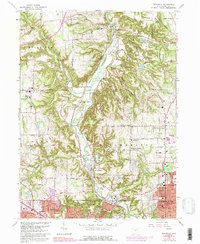 Peninsula 1963 topographic map thumbnail