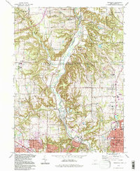 Peninsula 1994 topographic map thumbnail