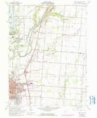 Piqua East 1961 topographic map thumbnail