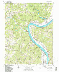 Portland 1994 topographic map thumbnail