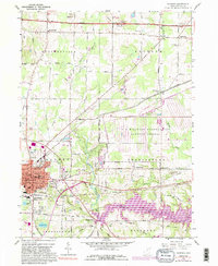 Ravenna 1960 topographic map thumbnail