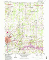 Ravenna 1994 topographic map thumbnail