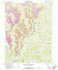 Reinersville 1961 topographic map preview