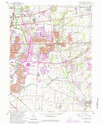 Reynoldsburg 1964 topographic map thumbnail