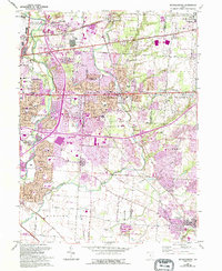 Reynoldsburg 1964 topographic map thumbnail