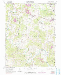 Rodney 1961 topographic map preview