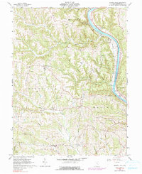 Rokeby Lock 1961 topographic map thumbnail