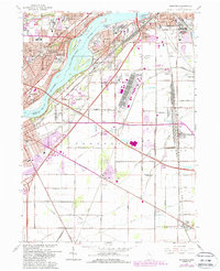 Rossford 1965 topographic map thumbnail
