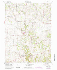 Rushville 1961 topographic map preview