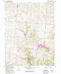 Rushville 1961 topographic map preview